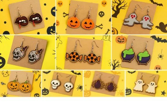 Halloween Earrings Creativo Digital