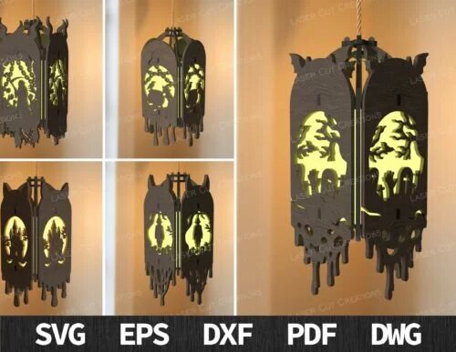 Halloween-Hanging-Lantern-creativo-digital Halloween Hanging Lantern Creativo Digital