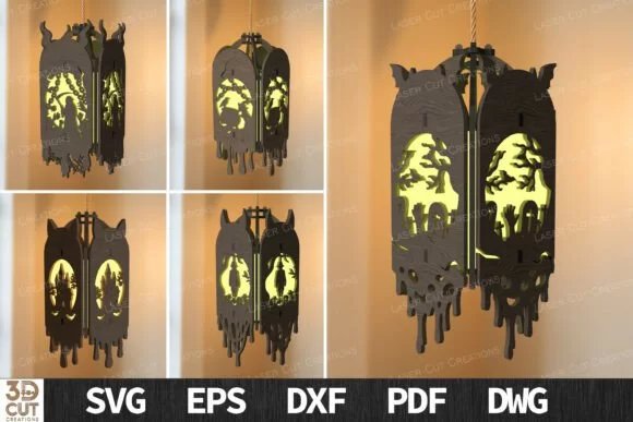 Halloween Hanging Lantern Creativo Digital