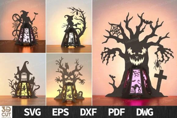 Halloween Lantern Creativo Digital