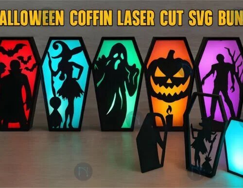 Halloween-Spooky-Coffin-Box-creativo-digital Halloween Spooky Coffin Box Creativo Digital