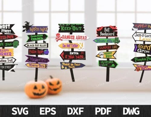 Halloween-Street-Sign-creativo-digital Halloween Street Sign Creativo Digital