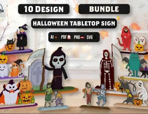 Halloween-Tabletop-creativo-digital Halloween Tabletop Creativo Digital
