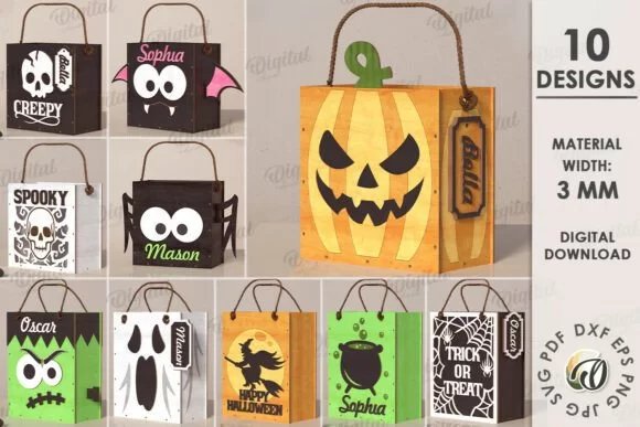 Halloween Treat Bags Creativo Digital