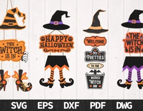 Halloween-Witch-Door-creativo-digital Halloween Witch Door Creativo Digital