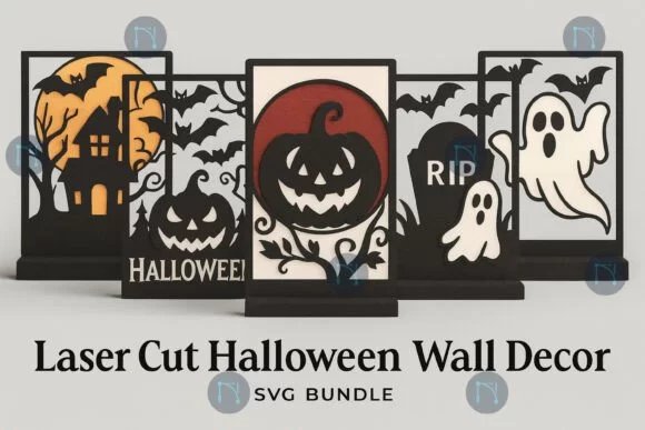 Laser Cut Halloween Wall Decor Creativo Digital