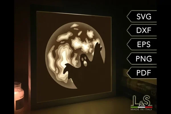 Caja De Sombras De Halloween 2 Creativo Digital