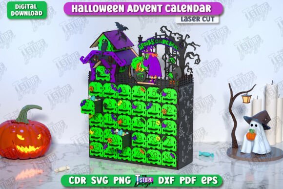 Calendario De Adviento De Halloween 3 Creativo Digital