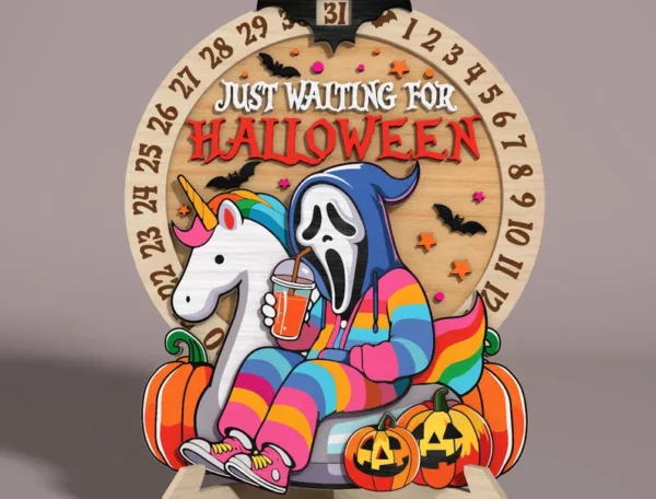 Calendario De Personajes De Terror Dias Hasta Halloween 3 Creativo Digital