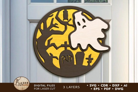 Plantilla Para Decorar Puertas De Halloween Creativo Digital