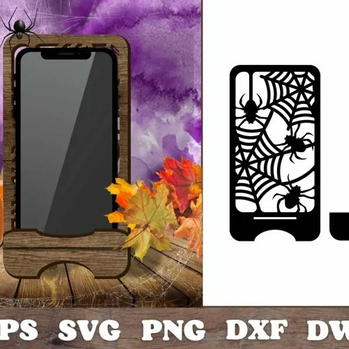 soporte-para-telefono-con-forma-de-arana-de-halloween-creativo-digital Soporte Para Telefono Con Forma De Arana De Halloween Creativo Digital