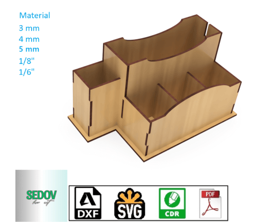 Laser Cut Napkin Holder Spice 97737730 Creativo Digital