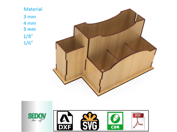 Laser Cut Napkin Holder Spice 97737730 Creativo Digital