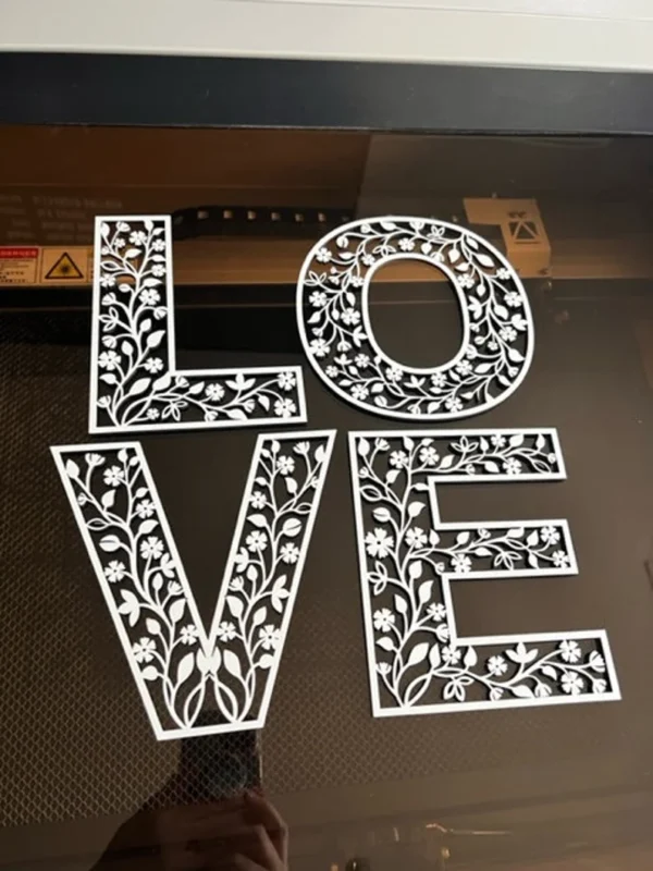 Alfabeto Y Numeros De Vides Florecientes Creativo Digital