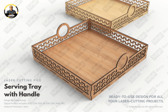 Bandeja Para Servir Creativo Digital