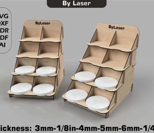 Soporte De Exhibicion De Mostrador De Posavasos Creativo Digital