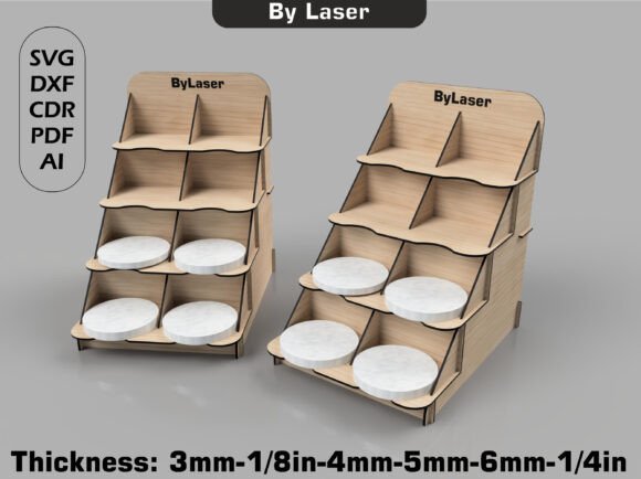 Soporte De Exhibicion De Mostrador De Posavasos Creativo Digital