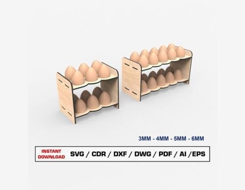 Soporte De Huevos Creativo Digital