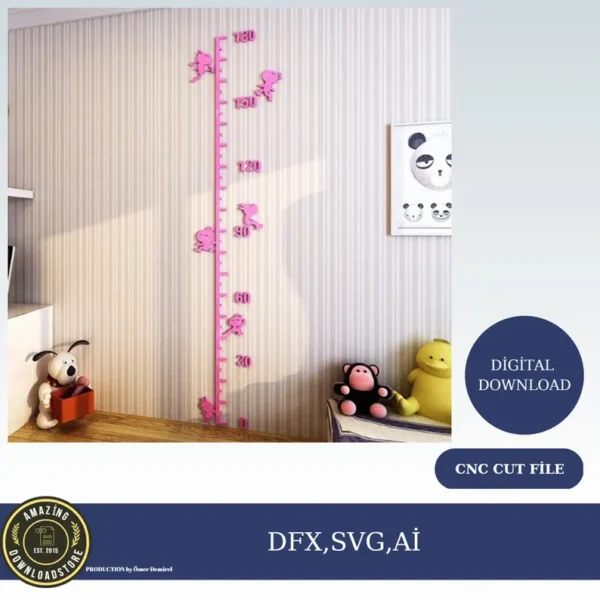 Tabla De Crecimiento Infantil Personalizada Creativo Digital