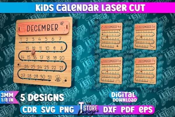 Calendario Para Ninos Creativo Digital