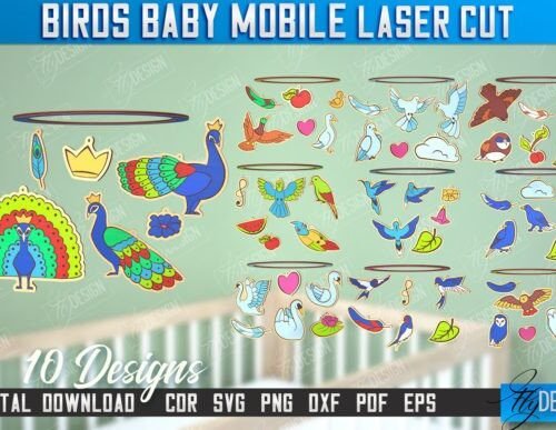 conjunto-de-moviles-para-bebes-con-forma-de-pajaros-creativo-digital Conjunto De Moviles Para Bebes Con Forma De Pajaros Creativo Digital