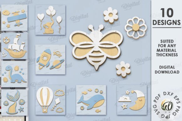 Conjuntos De Decoracion De Guarderia Creativo Digital