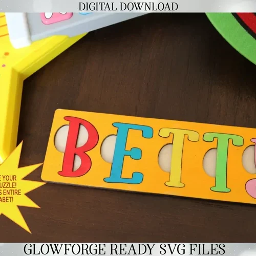 Crea Tu Propio Rompecabezas Alfabeto Completo Incluido Creativo Digital