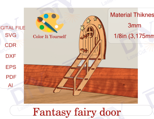 Puerta De Hadas De Fantasia 3 Creativo Digital
