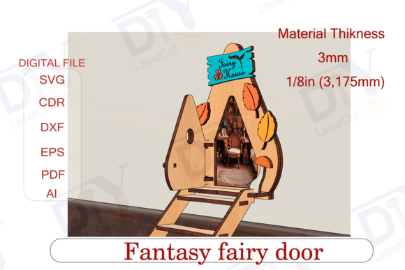 Puerta De Hadas De Fantasia Creativo Digital