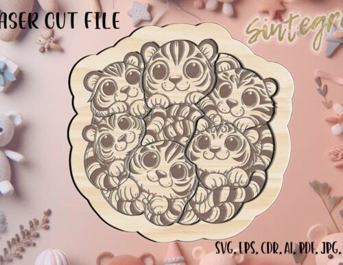 rompecabezas-de-tigre-para-ninos-creativo-digital Rompecabezas De Tigre Para Ninos Creativo Digital