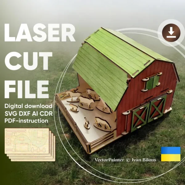 Casa De Munecas De Granja Creativo Digital