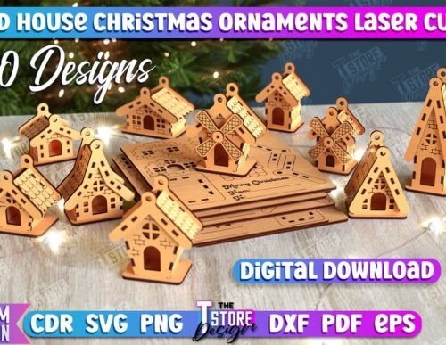 Casa Navidena Para Montar Creativo Digital