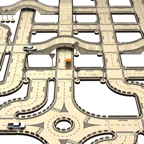 Circuito De Coches Creativo Digital