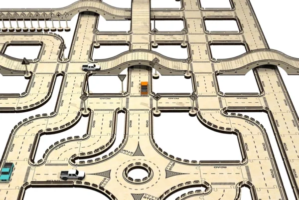 Circuito De Coches Creativo Digital