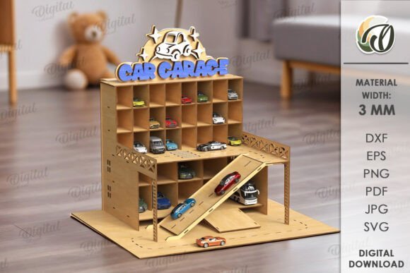 Garaje Para Guardar Coches Creativo Digital