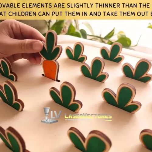 Juego De Memoria Zanahoria Creativo Digital