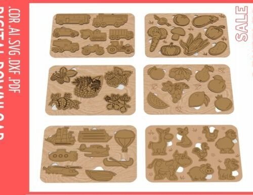 Juego De Rompecabezas 6 En 1 Creativo Digital