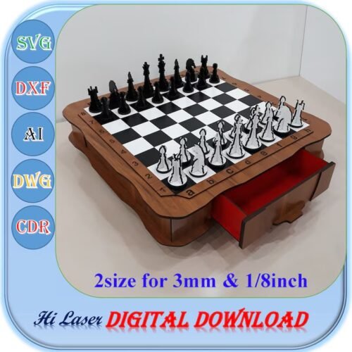 Juego De Tablero De Ajedrez Creativo Digital