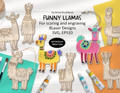 Kit Para Colorear Llama Creativo Digital