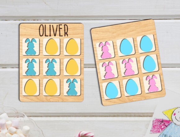 Tres En Raya De Pascua Creativo Digital