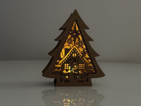 Candelabro De Arbol De Navidad 2 Creativo Digital