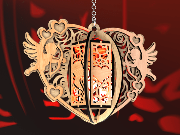 Corazon Candelabro Para El Dia De San Valentin Creativo Digital