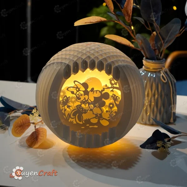 Esfera Caja De Luz De Mickey Mouse Creativo Digital