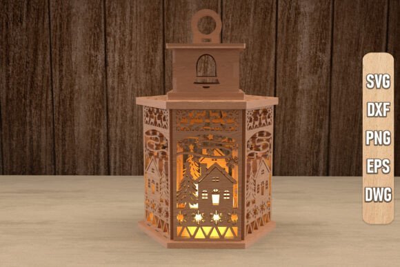 Farol De Navidad Creativo Digital