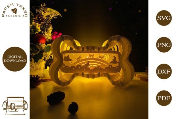 Hueso Conmemorativo Para Gato Y Perro Creativo Digital