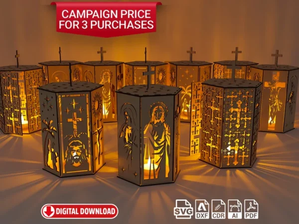 Jesus Y Santo Peregrino Luz Nocturna 2 Creativo Digital