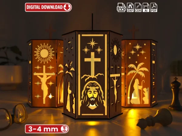 Jesus Y Santo Peregrino Luz Nocturna 3 Creativo Digital
