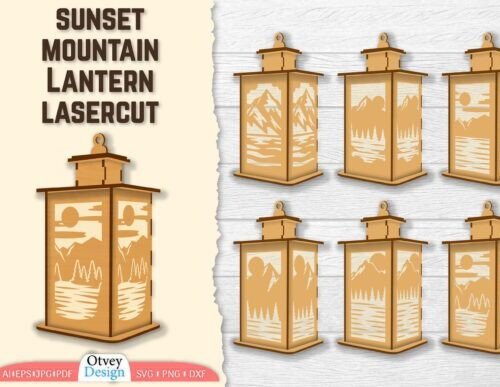 Lampara De Montana Al Atardecer Creativo Digital