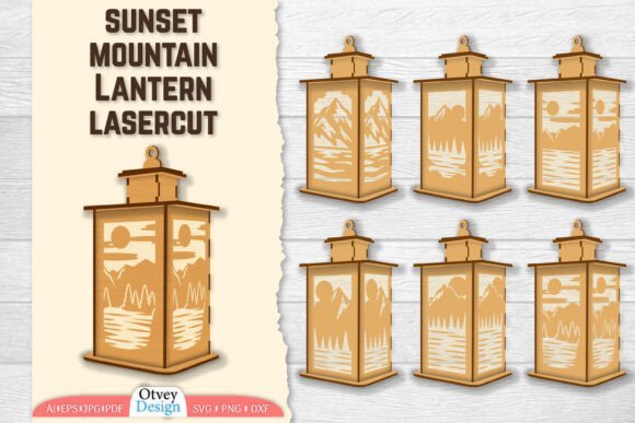 Lampara De Montana Al Atardecer Creativo Digital