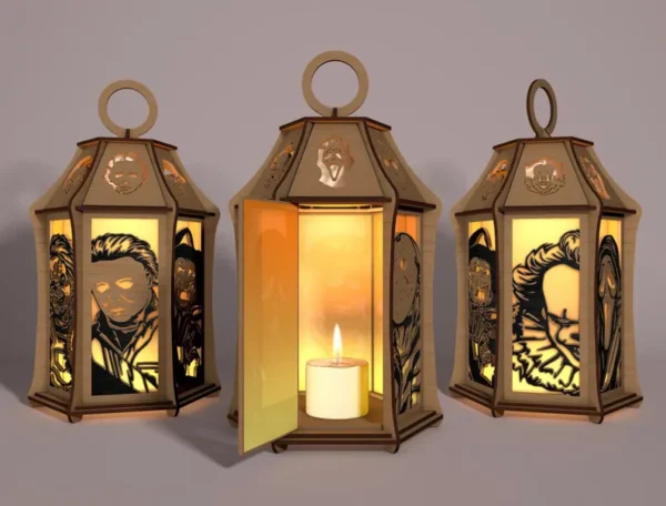 Lampara De Personajes De Terror Creativo Digital